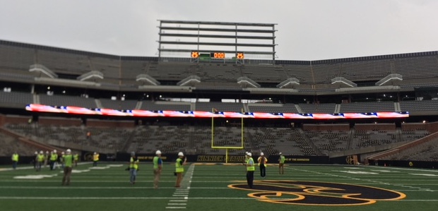 Kinnick Stadium North End Zone