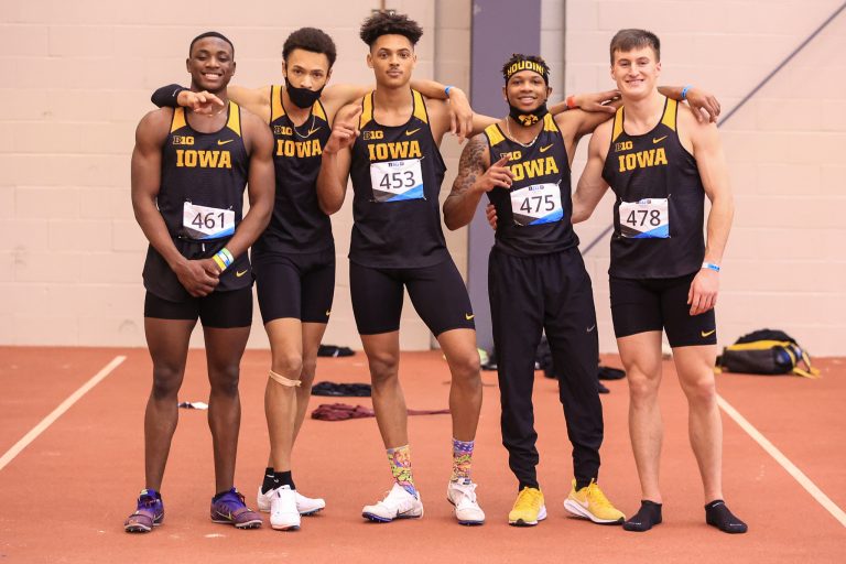 Iowa men in first place after day 2 of Big Ten Track and Field