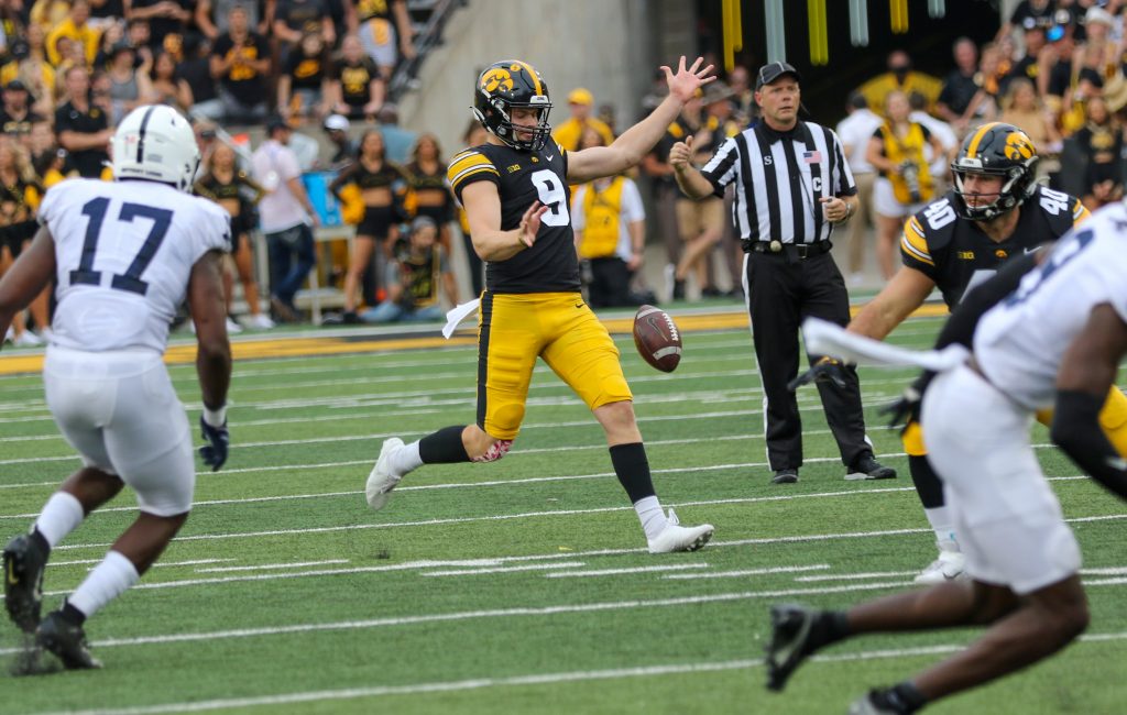 Iowa punter Tory Taylor named one of 10 semifinalists for Ray Guy Award