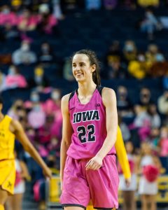 Iowa's Caitlin Clark, Kylie Feuerbach have their own Cubs-White