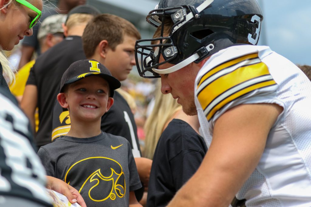 Photo Gallery Kids Day at Kinnick Stadium Hawk Fanatic