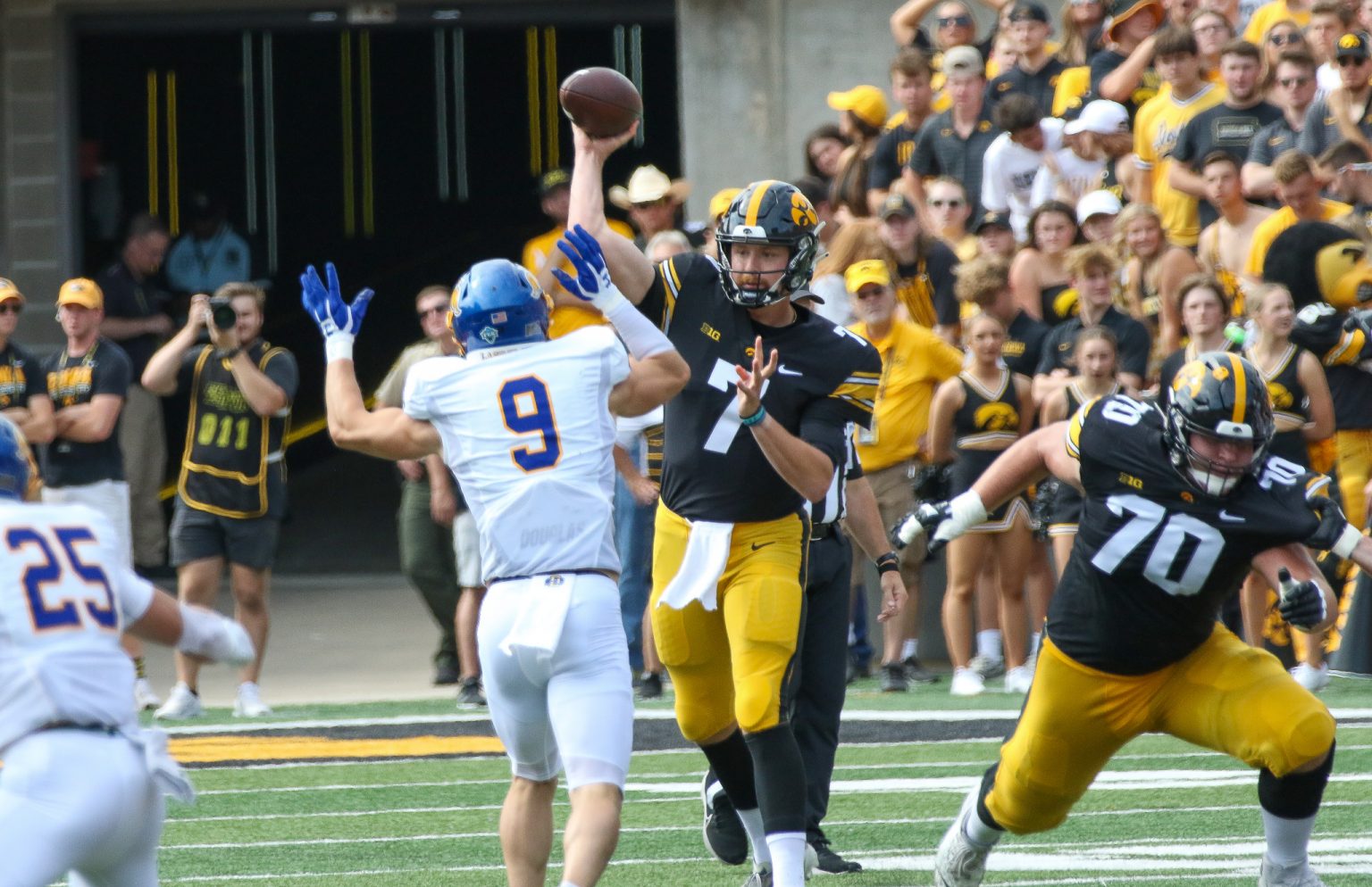Simple request for iowa offense just be average hawk fanatic