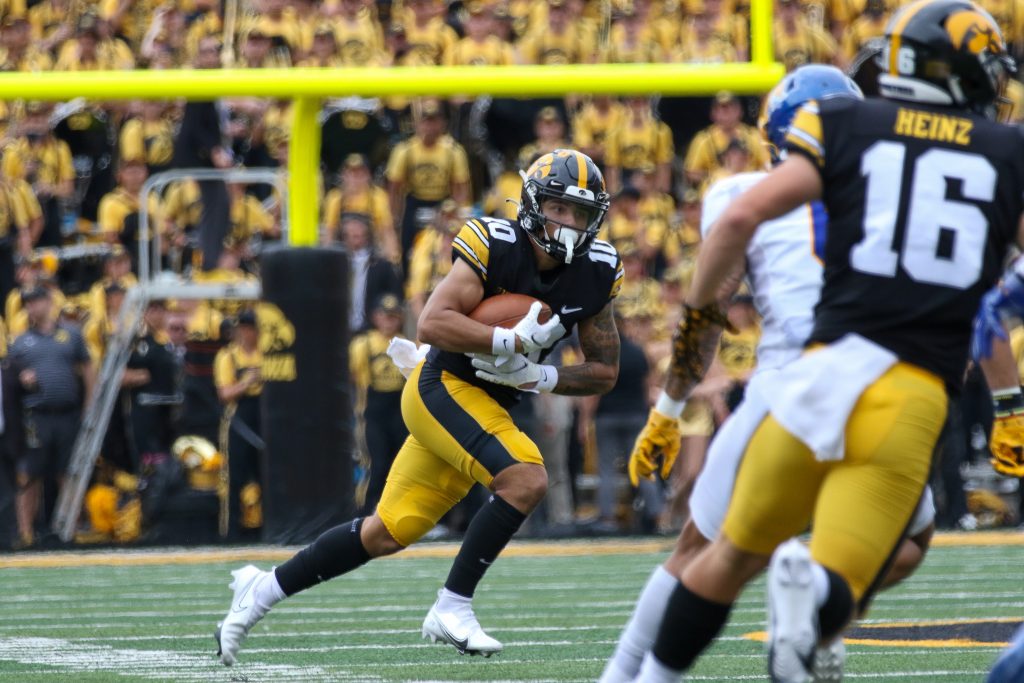 Iowa's Arland Bruce IV makes adjustments, gains confidence after