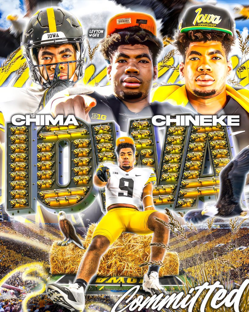 Chima Chineke, Chima Chineke Iowa, Chima Chineke Hawkeyes, Chima