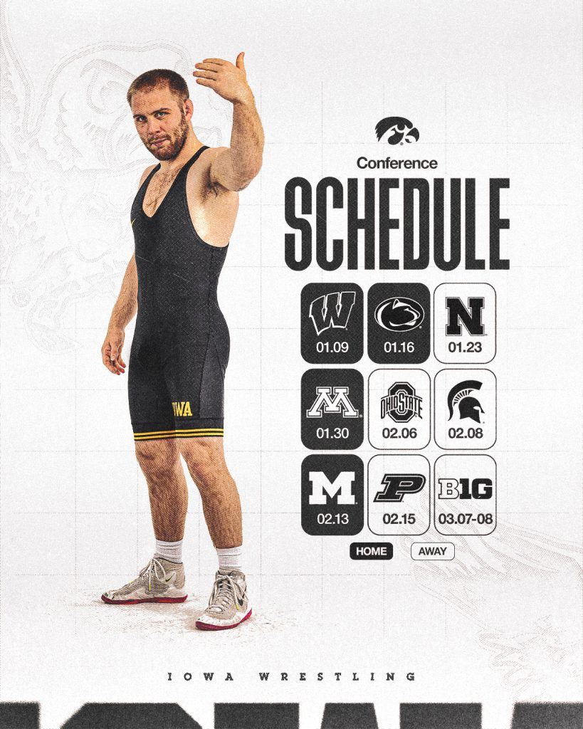 Iowa Hawkeye Wrestling Schedule 2027 23