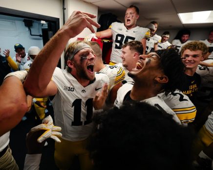 rutgers locker celebration