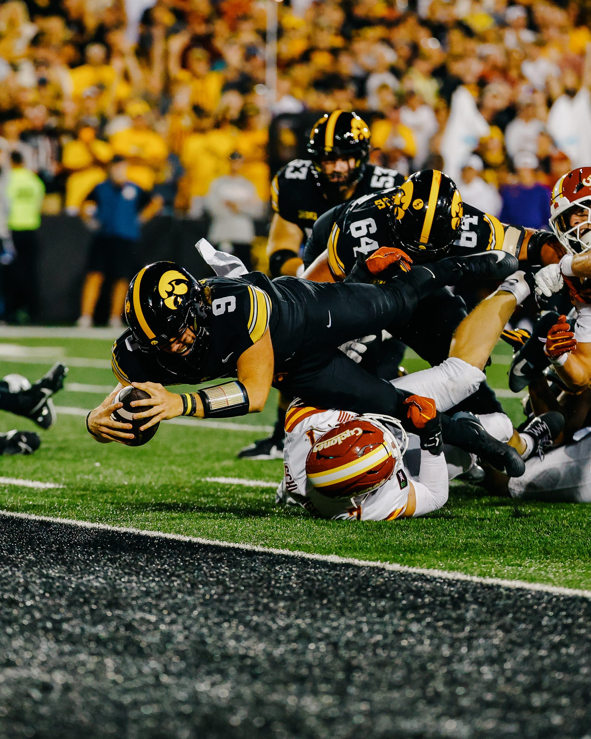 Iowa's surprising rushing woes nearly proved costly against Iowa State