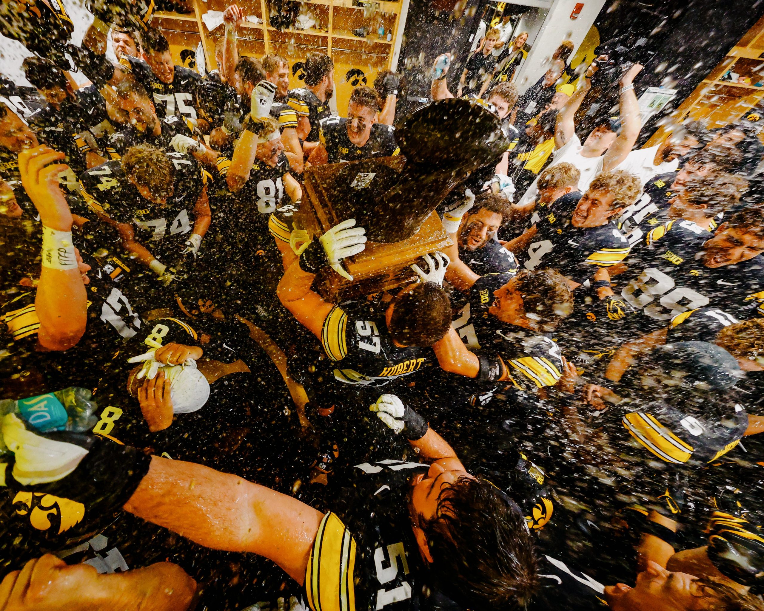 iowa locker celebration isu